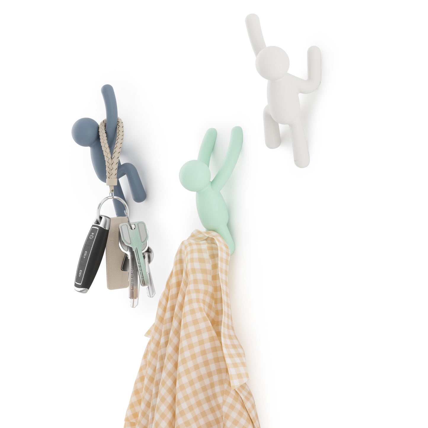 Buddy Wall Hooks, Set of 3