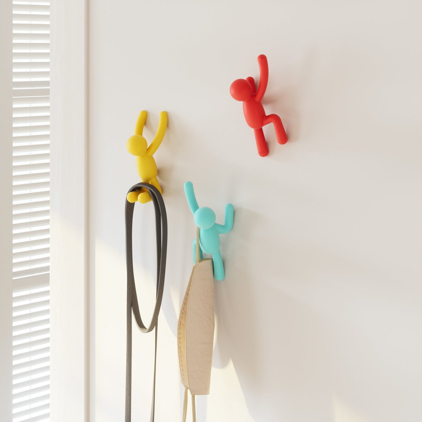 Buddy Wall Hooks, Set of 3